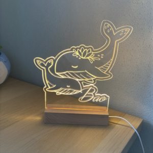 Lampe LED - Baleine