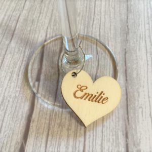 Marque verre avec anneau