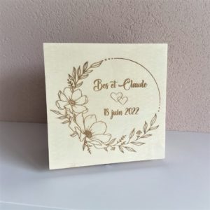 Boîte en bois