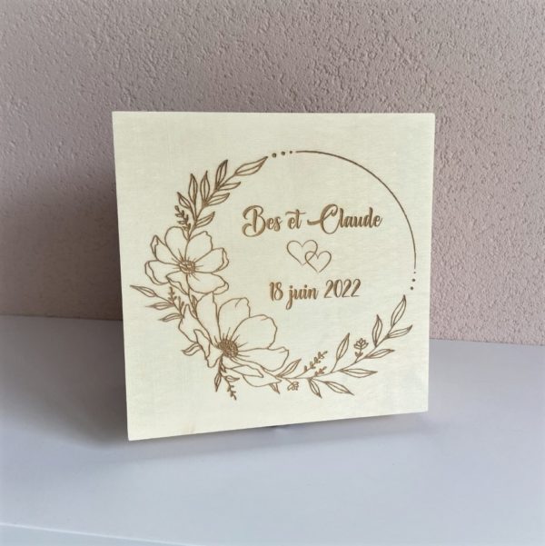 Boîte en bois