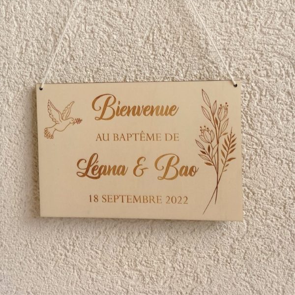 Panneau - Baptême