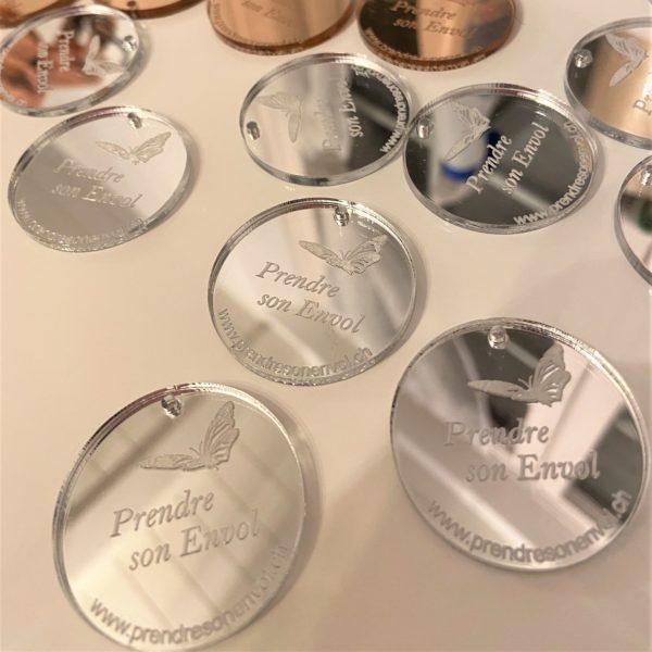 Porte-clés rond 3cm diamètre – Image 3