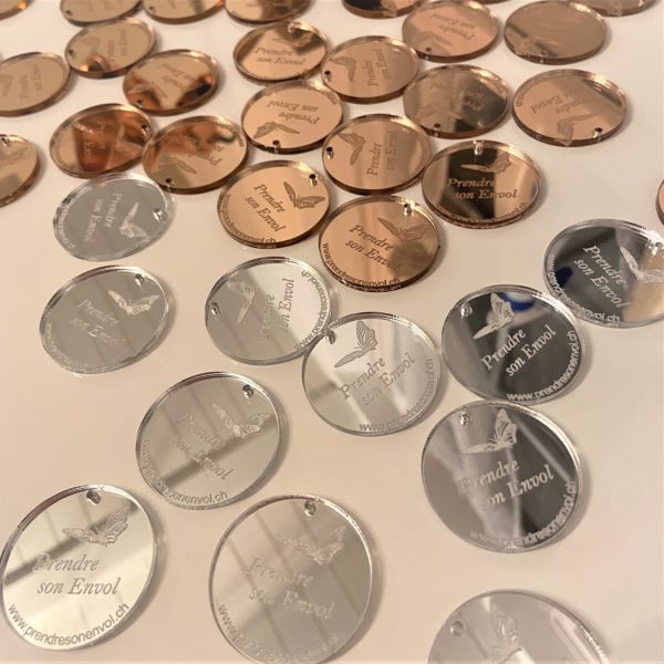 Porte-clés rond 3cm diamètre – Image 2