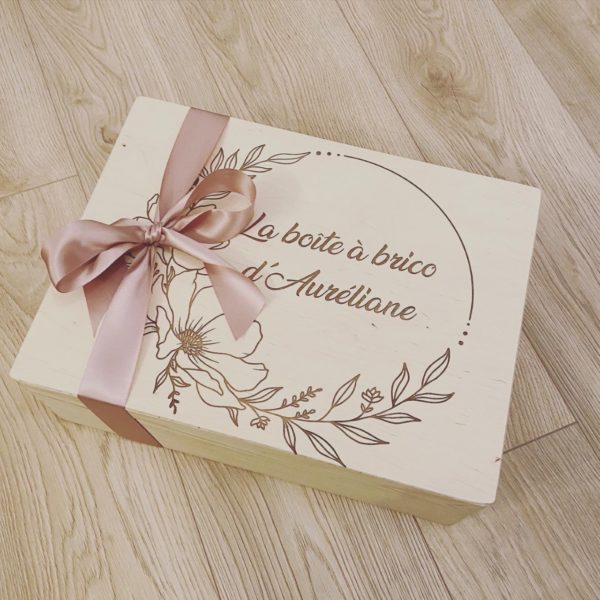 Grande boîte en bois