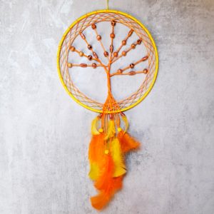 Arbre de vie jaune-orange