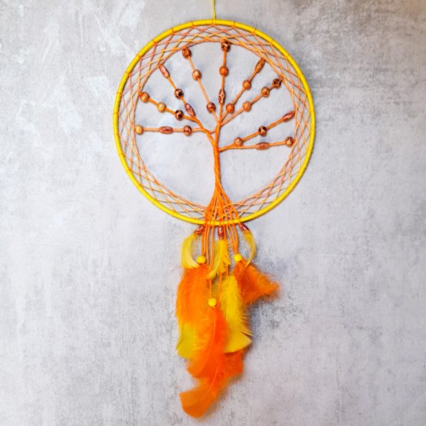 Arbre de vie jaune-orange