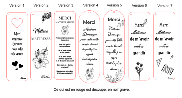 Marque page en bois – Image 3