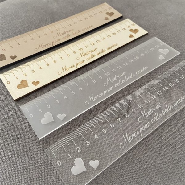 Règle en bois personnalisable – Image 3