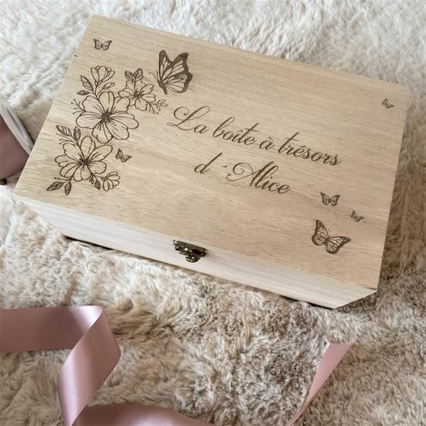Boîte en bois (avec insert)