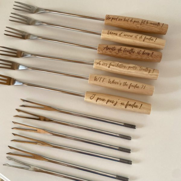 Fourchettes à fondue interchangeables (lot de 6) – Image 6