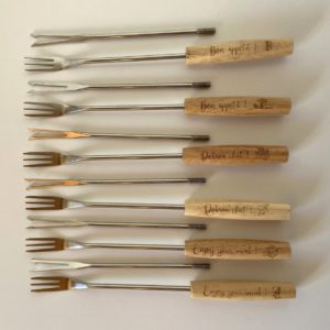 Fourchettes à fondue interchangeables (lot de 6)