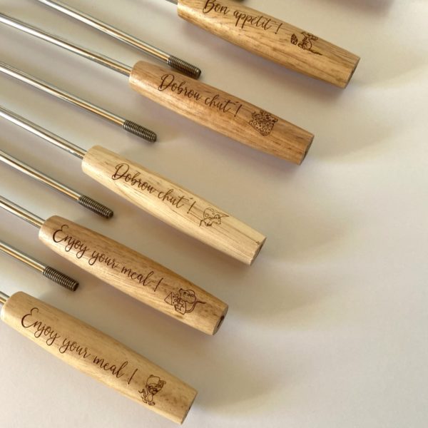 Fourchettes à fondue interchangeables (lot de 6) – Image 5