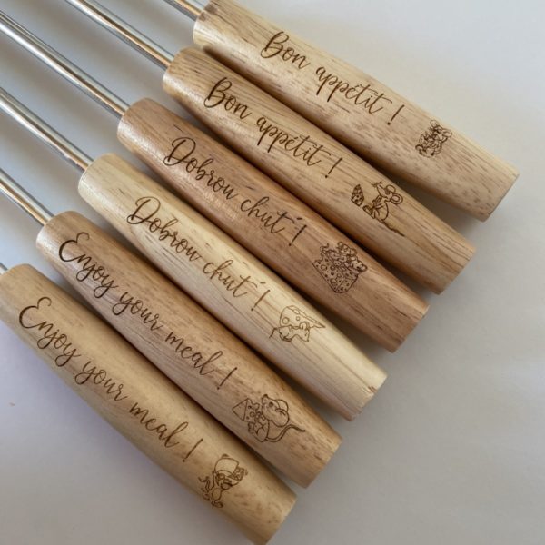 Fourchettes à fondue interchangeables (lot de 6) – Image 2
