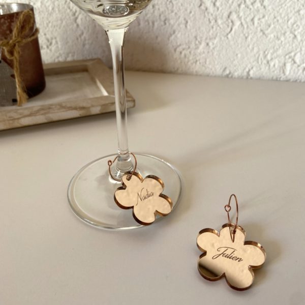 Marque verre "fleur" – Image 2