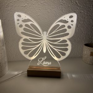Lampe LED - Papillon