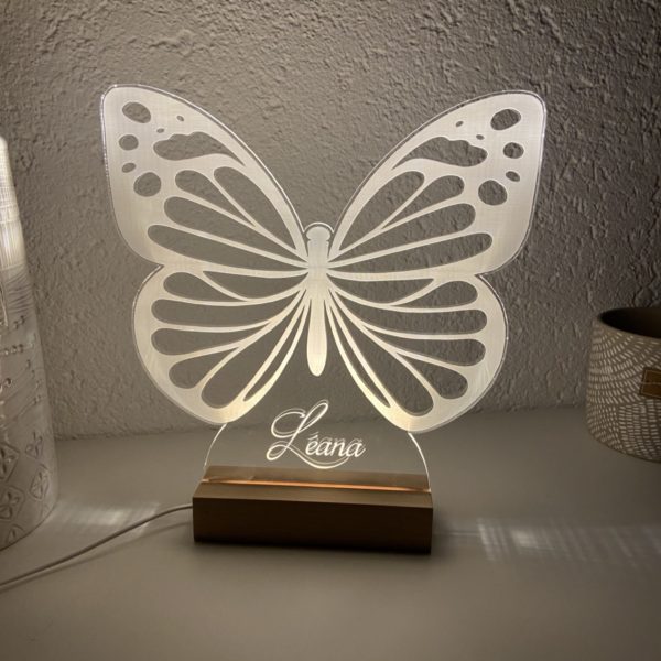 Lampe LED - Papillon