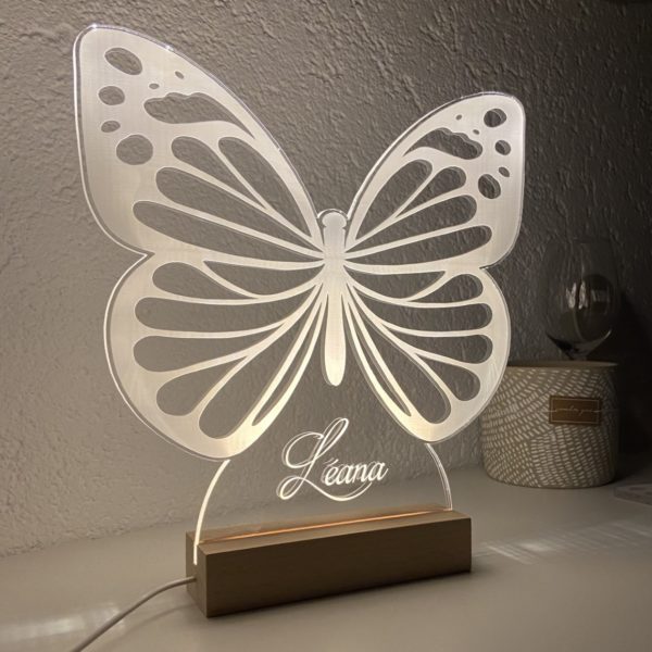 Lampe LED - Papillon – Image 2
