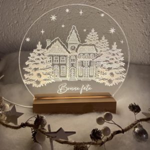Lampe LED - Noël village
