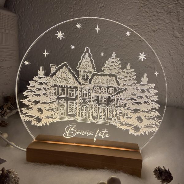 Lampe LED - Noël village – Image 3