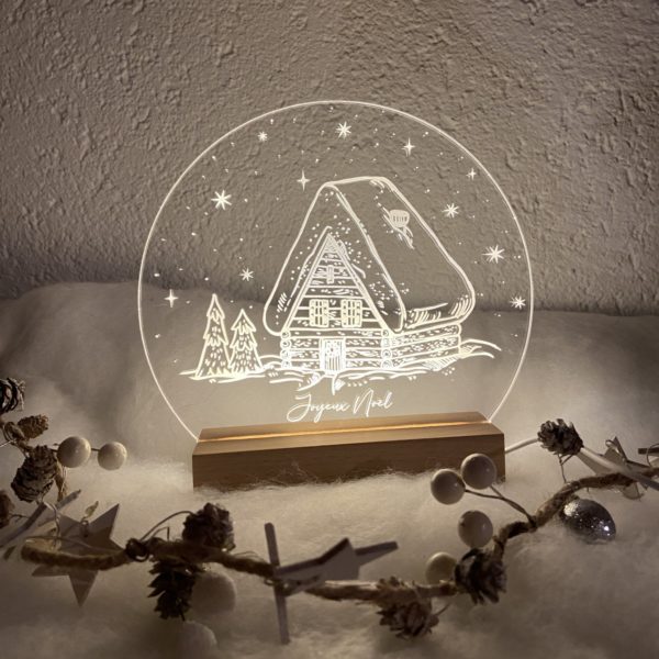 Lampe LED - Noël Maison – Image 2
