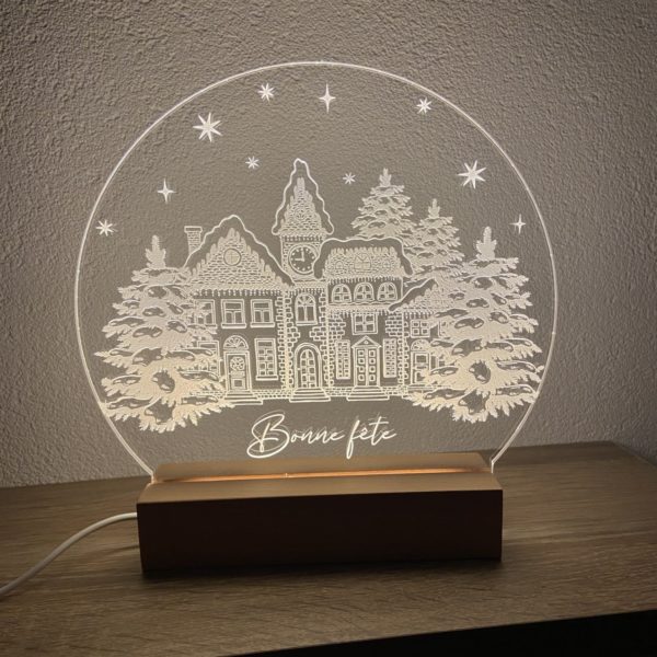 Lampe LED - Noël village – Image 2