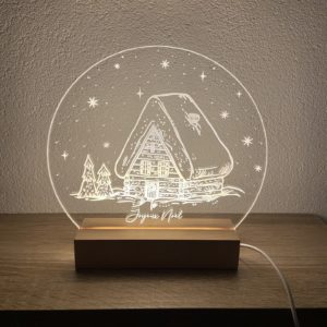 Lampe LED - Noël Maison