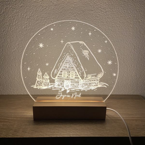Lampe LED - Noël Maison
