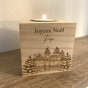 Bougeoir - thème : Noël-Nouvel année
