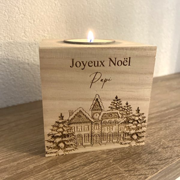 Bougeoir - thème : Noël-Nouvel année