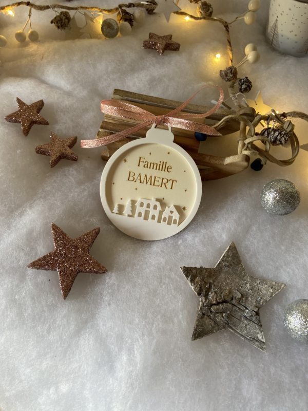 Boule de Noël "village" – Image 5