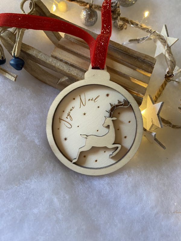 Boule de Noël "Renne" – Image 2