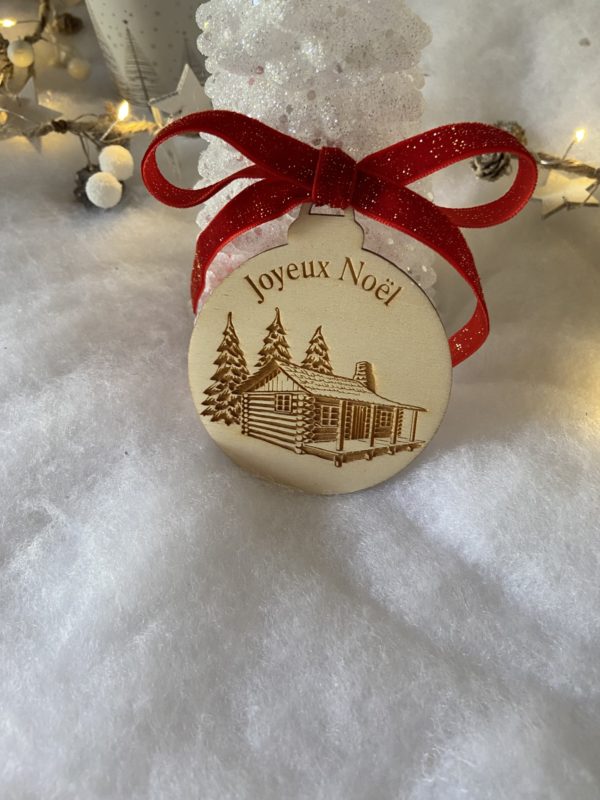 Boule de Noël "Chalet" – Image 3