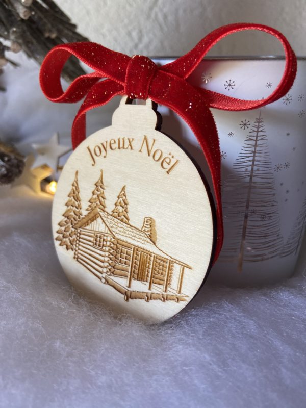 Boule de Noël "Chalet" – Image 4