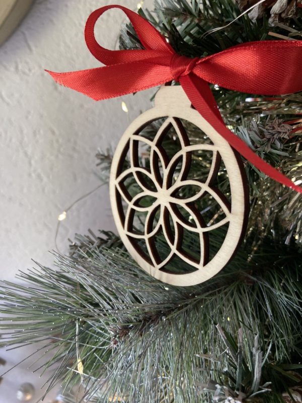 Boule de Noël "fleur" – Image 2