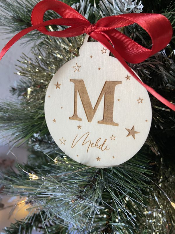 Boule de Noël étoilée