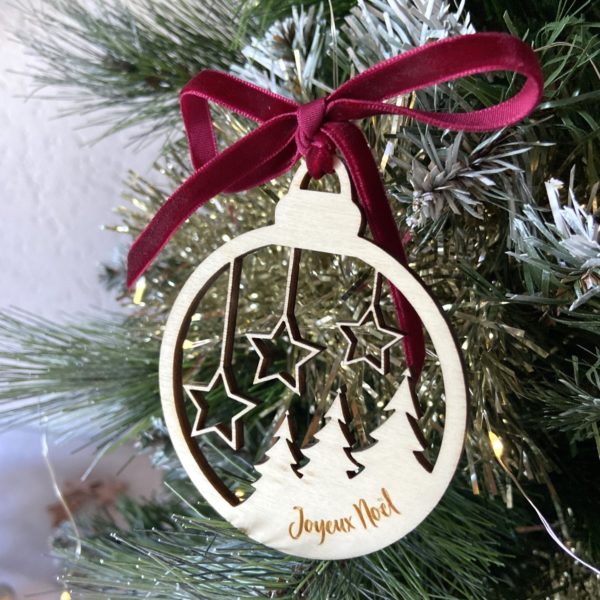 Boule de Noël 3 étoiles