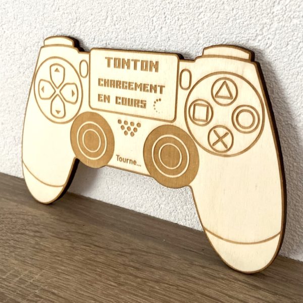 Manette en bois "annonce" – Image 3