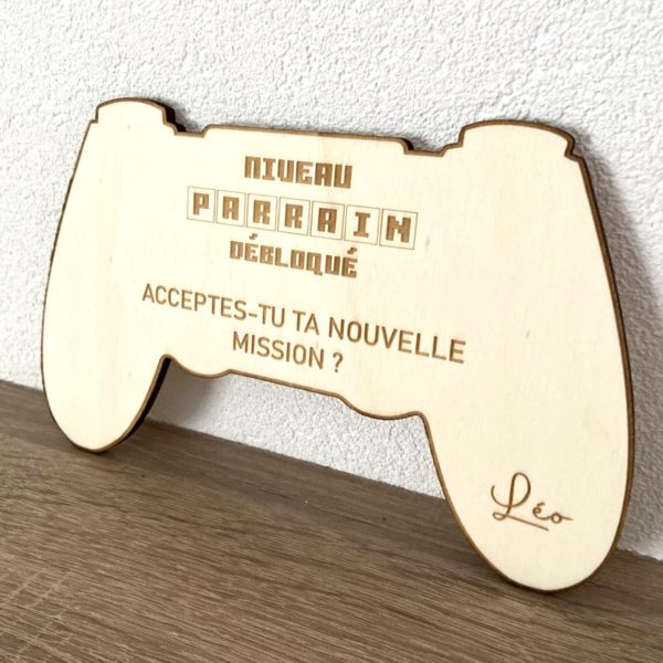 Manette en bois "annonce" – Image 4