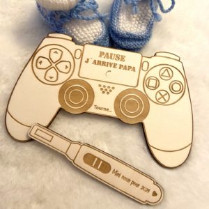Kit annonce : Manette + test de grossesse