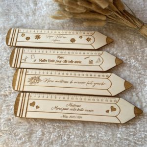 Règle en bois "Crayon"