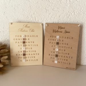 Pancarte rectangle avec plexi