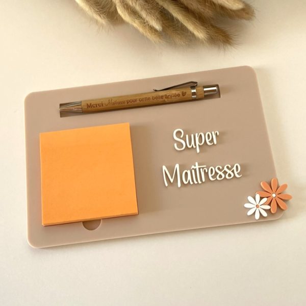 Support duo Post it + stylo