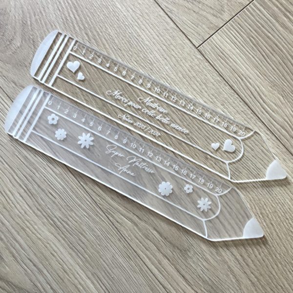 Règle en plexi "Crayon"