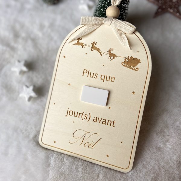 Panneau de Noël  "compte à rebours" – Image 2