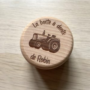 Boîte à dents "Tracteur"