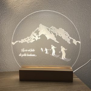 Lampe LED - Montagne