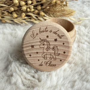 Boîte à dents " Licorne"