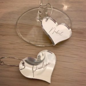 Marque verre "Coeur"