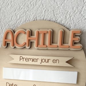 Prénom supplémentaire pour panneau